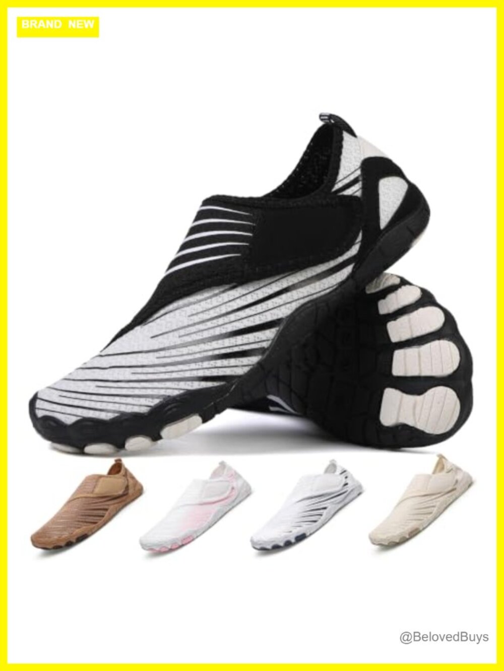 Barefoot Water Shoes Five Finger Non-Slip Quick-Dry Wide Toe for Women and Men